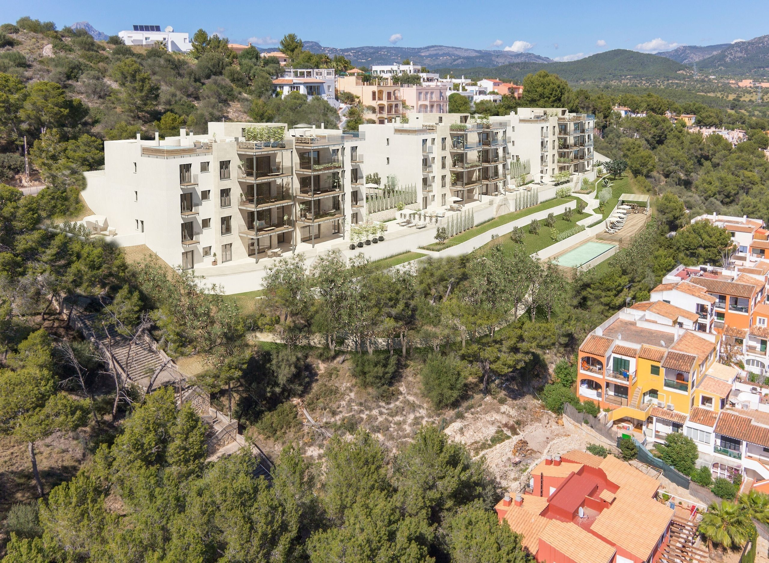new build 4 bedroom flat in Santa Ponsa, Mallorca