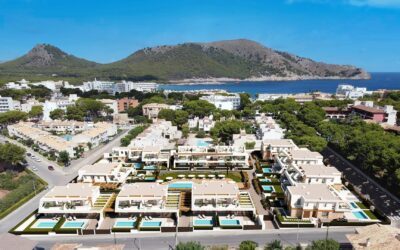 Newly built garden apartment with private pool in Cala Ratjada, Mallorca