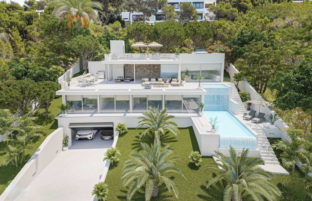 Luxurious Villa with Sea View in Cala Salada, Ibiza