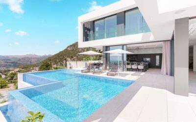 Spectacular new build villa with sea views in Port Andratx, , Mallorca