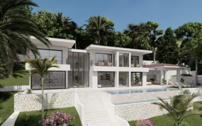 Imposing new build villa with sea views on the Costa den Blanes, Mallorca