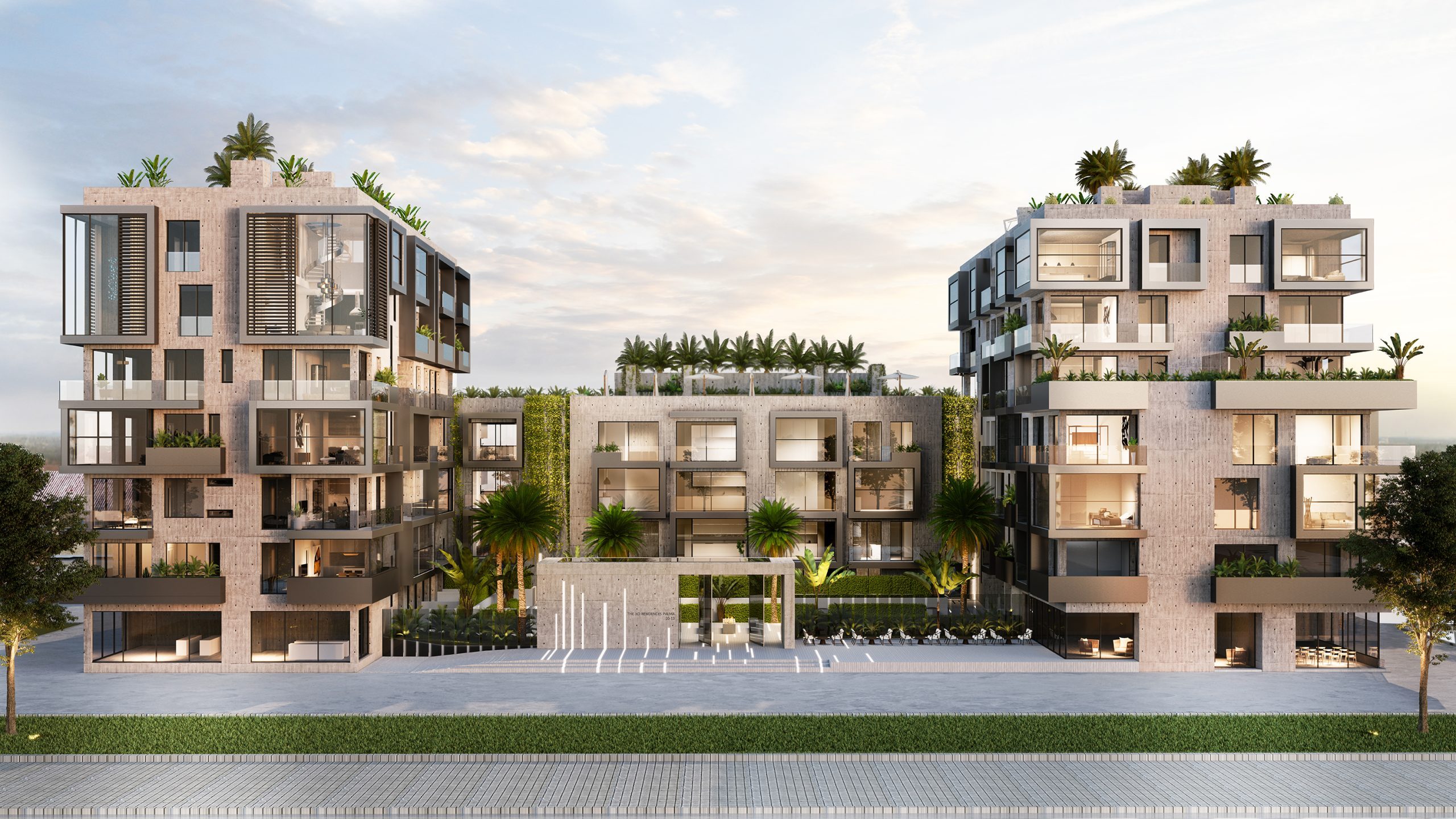 New built apartments in Palma City