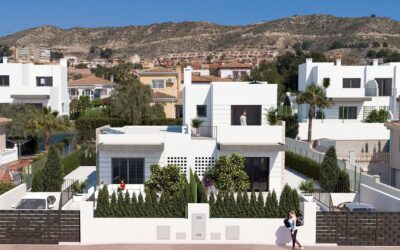 Terraced houses in a quiet village on the Costa Blanca